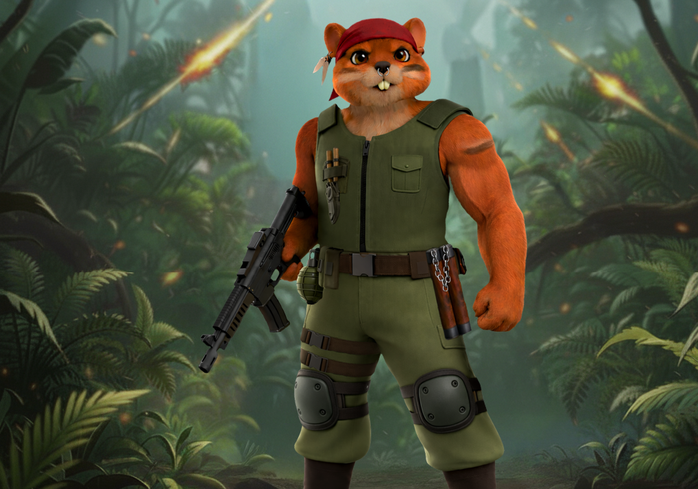 corrupted alien elder marmot with tentacles